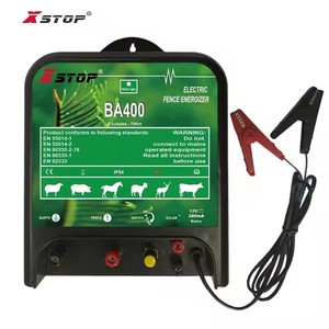 Électrificateur de clôture <span class=keywords><strong>solaire</strong></span> 4J 70KM / Alimentation par batterie <span class=keywords><strong>solaire</strong></span> pour clôture électrique spéciale ferme, utilisation extérieure pour bovins, moutons, chèvres - Product Image 2