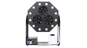 Machine à bulles Ectech Volcano, design à 3 buses RGBW, machine à bulles LED pour effet de tempête de bulles, idéale pour les mariages, les fêtes et les équipements de scène. - Product Image 2