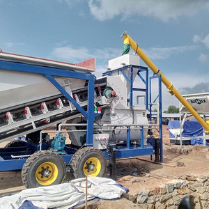 Centrale à béton mobile de 40 m3/h, petite centrale à béton montée sur camion, centrale à béton de 30 m3/h - Product Image 6
