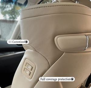 Capa de Assento de Carro de Luxo para 7 Lugares em Couro PU Impermeável Durável com Ajuste Personalizado para Toyota Alphard - Product Image 5