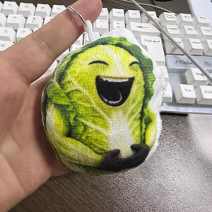 Cavolo mi ride ciondolo vocale di musica 3D carino peluche bambola stampa portachiavi studente-zainetto appeso schiena a scuola di soia cinese - Product Image 4