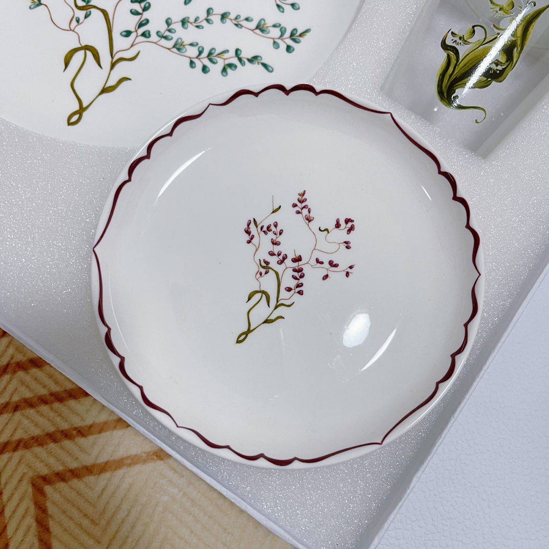 Assiette blanche-6 pouces-2pcs