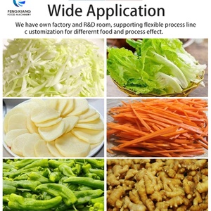 Commercial Salad <b>Vegetable</b> Cutting Sterilizer Washing and Drying Machine <b>Vegetable</b> Processing Line - Product Image 6