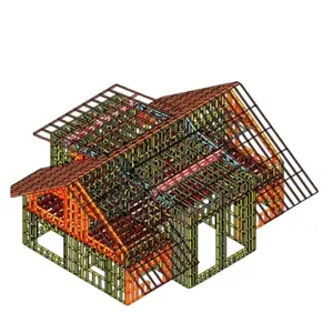 Cadre métallique réglable pour maison en acier léger, usage domestique pré-assemblée