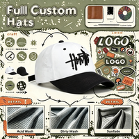 Casquettes de baseball bicolores personnalisées avec logo, fabrication directe usine OEM/ODM, faible MOQ, vente en gros, style sportif, visière contrastante, pour activités de plein air et sportives