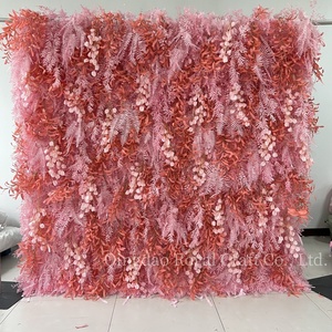 Decoración de Pared de Rosas Artificiales 3D Doradas, Lujosas y Elegantes para Bodas, Banquetes, Arreglos Florales, Fondo para Fotografía - Product Image 3