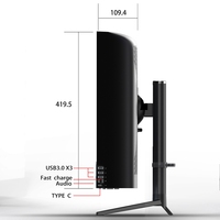 Nueva PC AIO para Juegos de Doble Núcleo, Pantalla de 24/27 Pulgadas, Intel Core I7/I9, 144Hz, SSD+HDD, para Sala de Esports