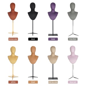 Espositore per Cappelli <span class=keywords><strong>e</strong></span> Collane in Fibra di Vetro Regolabile di Alta Qualità, Manichino per Gioielli con Rivestimento in Velluto <span class=keywords><strong>e</strong></span> <span class=keywords><strong>Testa</strong></span> - Product Image 1