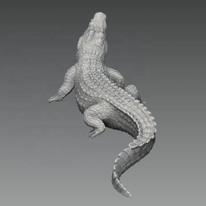 Figurines d'alligator en résine polyrésine, décorations pour la maison, jouets <span class=keywords><strong>crocodile</strong></span>, sculpture, ornement, statue - Product Image 3