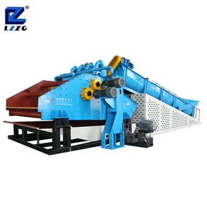 good quality best sell sand washer double wheel sand washer with hydrocyclone