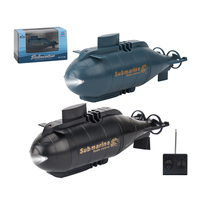 Submarino RC Inalámbrico de 6 Canales, Mini Submarino a Control Remoto, Modelo de Simulación de Lancha Rápida, Juguetes Eléctricos Subacuáticos