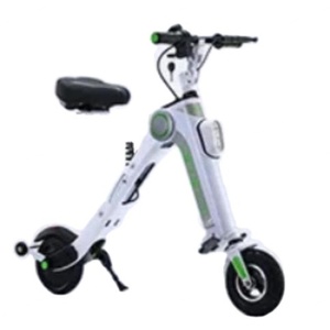 Bicicleta Eléctrica Plegable para Adultos, Bicicleta Eléctrica Pequeña para Mujer, Batería de Litio de 36 V y 7,5 Ah, Motor de Cubo Trasero de 250 W - Product Image 1