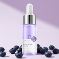 Voedende, verhelderende, verstevigende, herstellende, poriënverbeterende, anti-rimpel, anti-verouderings vitamine C fruit-blauwe bes gezichtserum voor de huid