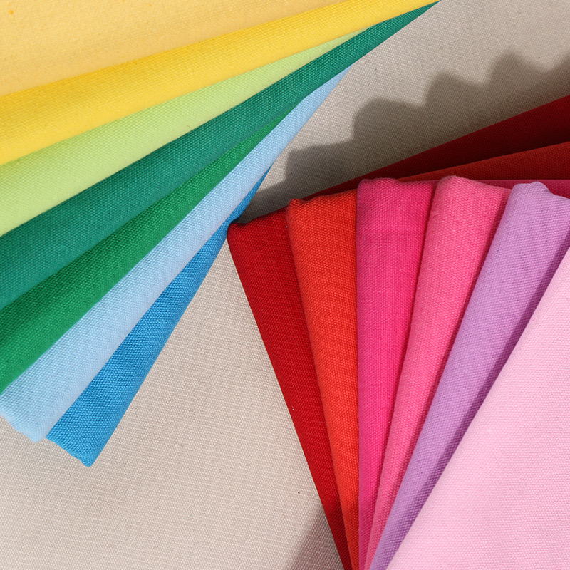 Оптовая продажа от производителя, крашеный хлопковый холст с принтом для багажа, 12 безопасных хлопковых полотен