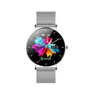 2023 reloj inteligente redondo T8 1,3 pulgadas AMOLED pantalla redonda compatible con 18 idiomas impermeable pantalla pequeña reloj inteligente para <span class=keywords><strong>mujer</strong></span> - Product Image 4