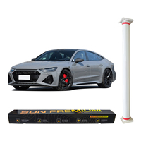 Super brillant PPF noir 7.5mil auto-cicatrisant voiture peinture Protection anti-rayures PPF TPH TPH Film couleur 1.52*15M