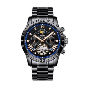 Nuevo Reloj Mecánico Automático de Acero Inoxidable 2026 con Diseño de Luna Hueca y Volante, Luminoso, Resistente al Agua, con Calendario Semanal y Multifuncional para Hombre - Product Image 5