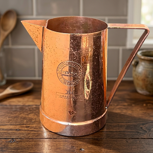 Pichet en cuivre style vintage 1000-1500 ml – Carafe métallique durable pour boissons - Product Image 4