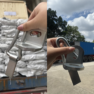 Serrure à chaîne professionnelle en fer galvanisé pour porte à enroulement, crochets <span class=keywords><strong>de</strong></span> verrouillage insonorisés, durables, installation facile, sur mesure CRD - Product Image 4