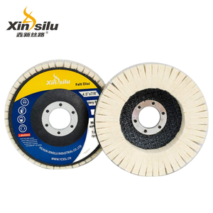 Disco de Pulido de Fieltro de Lana de 5 Pulgadas (125 mm) |   Disco de Pulido de Fieltro de Alta Densidad para Carrocería de Automóviles y Pulido de Metales (OEM Disponible) - Product Image 1