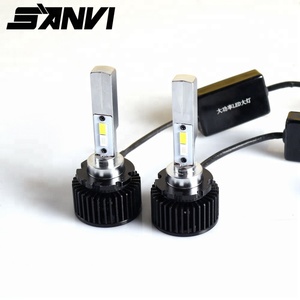 New 45W 4600LM 6000K With Blue or Red LED Devil Eye D2H Car LED Headlight Bulbs for Hella5 Bi Xenon <b>Projector</b> Lens <b>Light</b> - Product Image 2