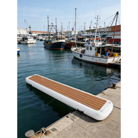 Passerelle gonflable pour bateaux et yachts, durable, gonflage rapide, surface antidérapante, rampe flottante gonflable portable, installation facile