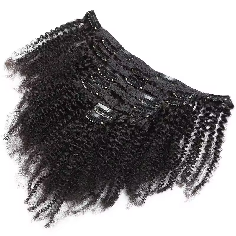100 Remy Human Hair Clip in