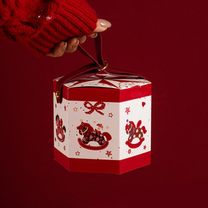 Simpatico Pony Rotante a Cartone Animato, Regalo di Compleanno per Bambini, Scatola Regalo <span class=keywords><strong>Sorpresa</strong></span> Portatile - Product Image 3