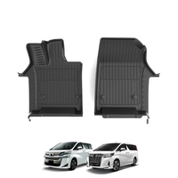 Tapis de sol TPE 5D TXR couverture complète avec tapis de seuil de porte latérale accessoires intérieurs automatiques pour TOYOTA Alphard Vellfire 2015-2023