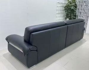 Modern Luxury White Leather <b>Sofa</b> Italian Design Biscuit Tufted Living Room Furniture Functional Modular Couch with Deep Seat - Product Image 2