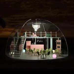 Luxury Style Transparent Dome House For Glamping Tent/ Sunroom/ Hotel /Star Night