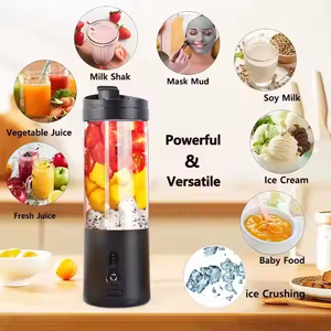 Licuadora Portátil para Batidos y Smoothies, Recargable por USB, Mini Licuadora Personal de Alta Velocidad para Jugos, Verduras y Alimentos para Bebés - Product Image 4