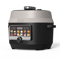 Olla a Presión Eléctrica Inteligente HY de 5L con Control Táctil, Olla a Presión Instantánea de un Toque, Olla Arrocera/Cocina Lenta