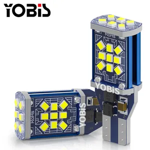 YOBIS T15 2016 24 SMD Bombillos T15 Plug-and-Play LED-Autoglühre Cambus W16W LED Canbus Umkehrparklampe für Auto