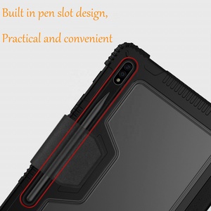 Giá bán buôn Samsung Tablet trường hợp S8 S7 cộng với Galaxy Tab TPU PC chống sốc vỏ cứng Bìa - Product Image 4