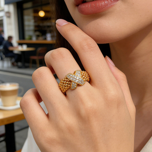Anillo de compromiso de oro macizo chapado en oro de 10K/14K con diamantes cultivados en laboratorio, diseño de racimo, romántico, unisex, para aniversario, fiesta, IGI - Product Image 6