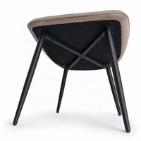 Chaise à dossier en forme de cuillère, service de conception personnalisée ODM pour les marques de meubles recherchant de nouvelles collections de chaises de salle à manger
