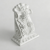 Colonnes romaines modernes en mousse de polyuréthane, faux plâtre, corniches dorées, têtes de poutres, trompe d'éléphant, décoration murale d'hôtel