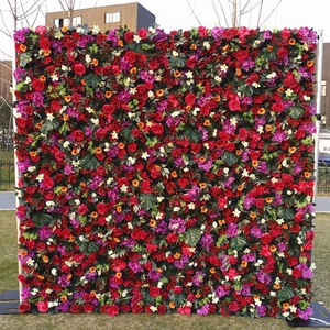 Panel de Flores Artificiales para Decoración de Bodas, 8 pies x 8 pies, para Decoración de Fiestas - Product Image 5