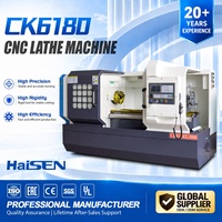 Tour CNC à lit plat horizontal Fanuc CK6180 de haute précision pour le travail des métaux, prix Chine