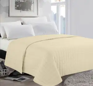 New customized multi-color king coverlet bedspread coverlet plain bed spread set bedspreads for all season