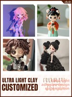 Figurine 2D sur mesure, poupée anime personnalisée, créez votre propre design, modèles personnalisés en résine grandeur nature, impression 3D privée