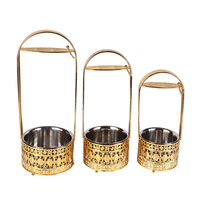 Accessoires de chicha en métal de haute qualité, incluant des paniers à charbon ajourés, des paniers à charbon et des coupelles à charbon