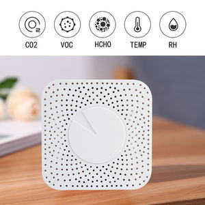 ZB-AIR-1 Tuya Zigbee Smart Air Butler เครื่องตรวจวัดคุณภาพอากาศ CO2 VOC PM2.5 เครื่องตรวจจับอัตโนมัติ เซ็นเซอร์วัดอุณหภูมิและความชื้นในบ้าน - Product Image 3