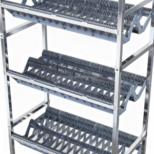 Chariot mobile de séchage et d'égouttage de vaisselle en acier inoxydable Heavybao pour hôtels et restaurants, cuisine commerciale - Product Image 3