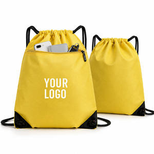 Zaino con Coulisse in Poliestere 600D Personalizzabile con Logo, Impermeabile, per Sport, Brand, Negozi, Squadre, Viaggi, Escursionismo, Fitness, Palestra - Product Image 1