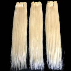 Extensions de cheveux brésiliens vierges blonds 613 Grade 10A, super double drawn, couleur naturelle, pas chères, ondulées, pour femmes noires - Product Image 6