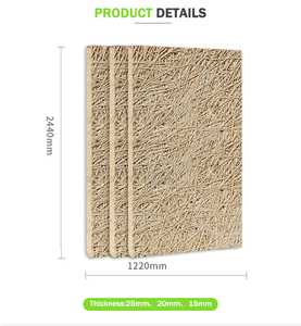 <span class=keywords><strong>Panneau</strong></span> <span class=keywords><strong>acoustique</strong></span> en laine de bois ignifuge NRC 0.8, <span class=keywords><strong>panneau</strong></span> en fibres de bois écologique pour gymnase, piscine, école, appartement - Product Image 3
