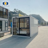 CGC Top Design, conteneur d'expédition préfabriqué moderne de 20 pieds, café, maison préfabriquée de luxe, hôtel pour l'exportation