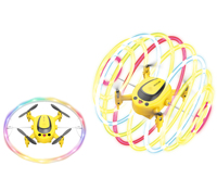 DWI DOWELLIN Mini télécommande lumière clignotante Drone 2.4G, 360 roulant, maintien d'altitude petit Drone pour enfants cadeaux